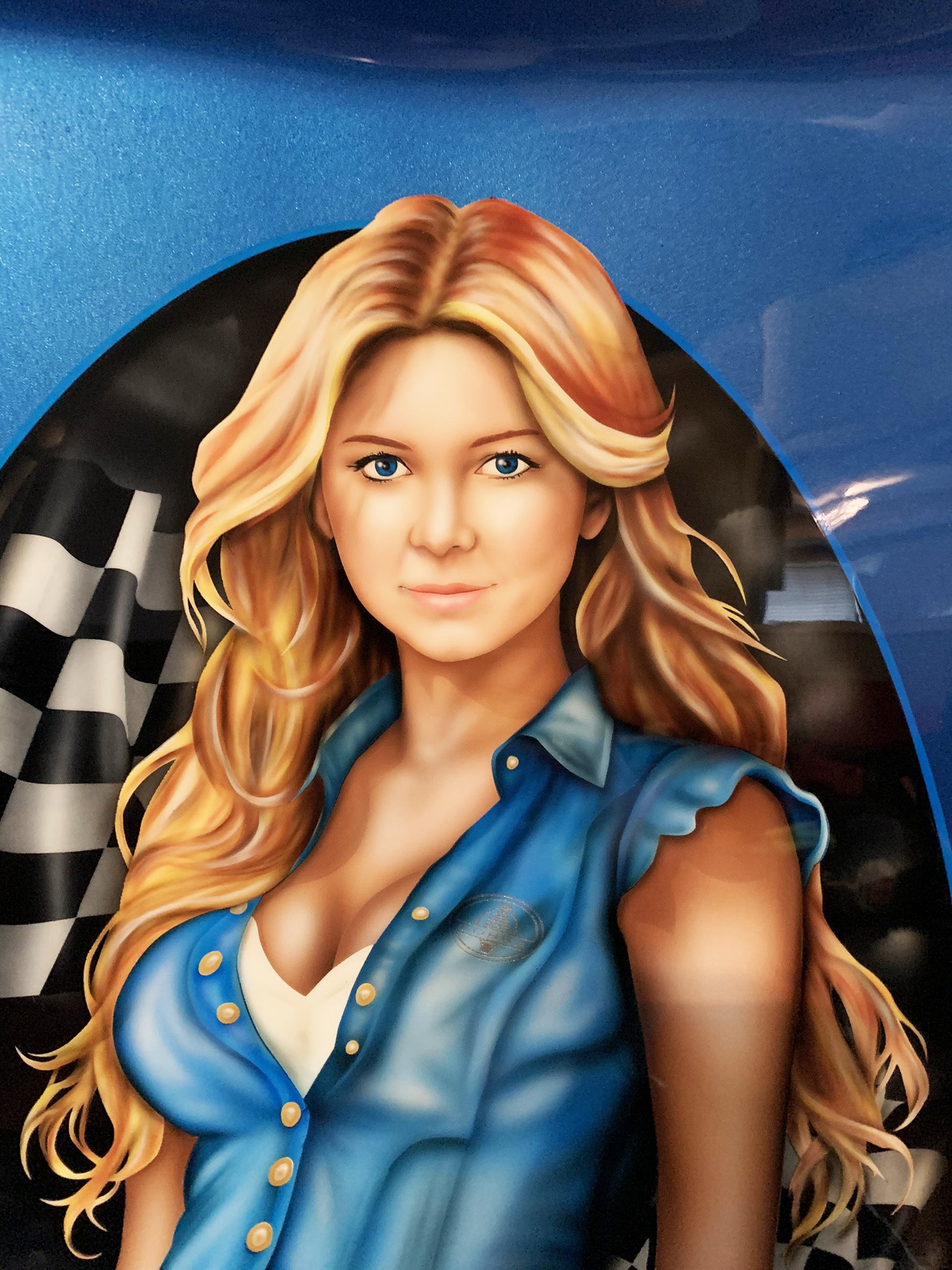 CUSTOM Shelby Cobra Pin-up Hood