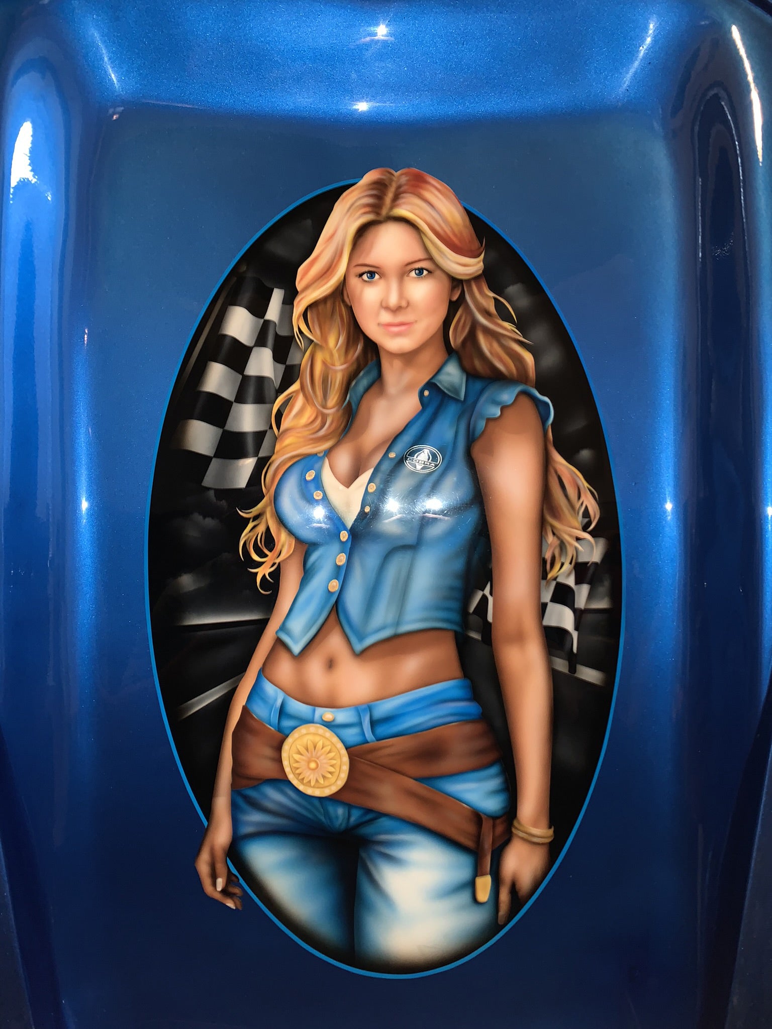 CUSTOM Shelby Cobra Pin-up Hood