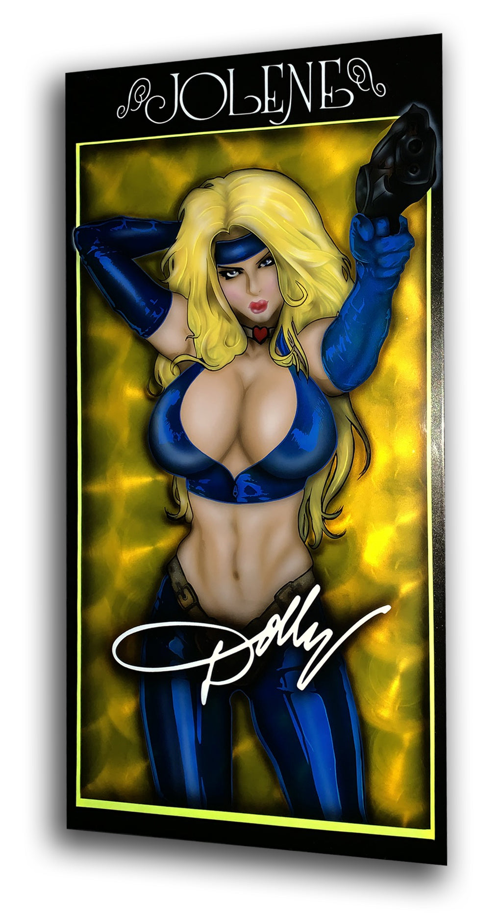 Dolly Parton Aluminum Tread Plate - JOLENE
