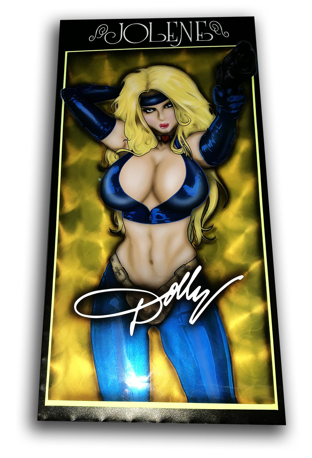 Dolly Parton Aluminum Tread Plate - JOLENE