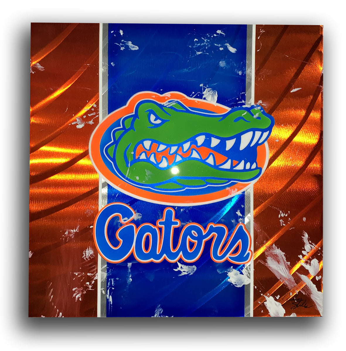 Florida Gators TEAM Portrait Aluminum Plate