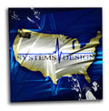Systems Designs LOGO Aluminum Plate