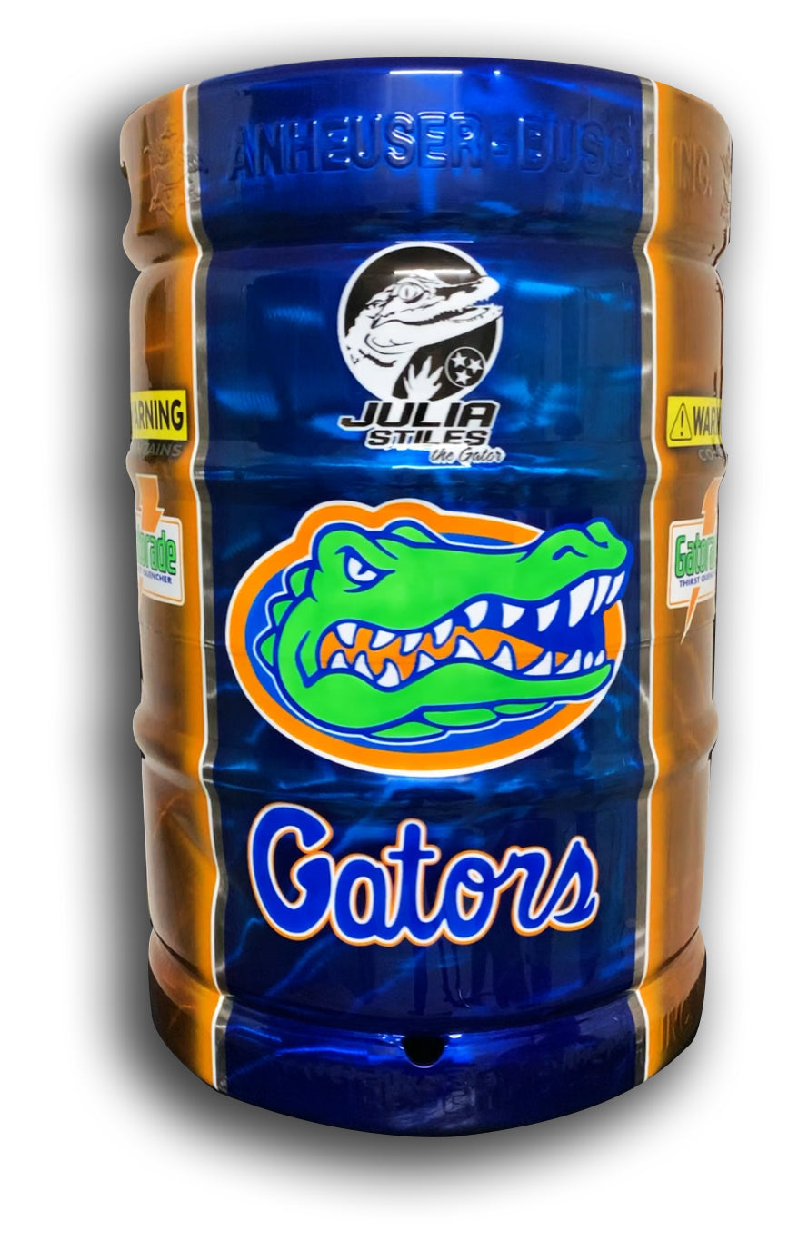 Custom Painted Beer KEG - Florida Gators