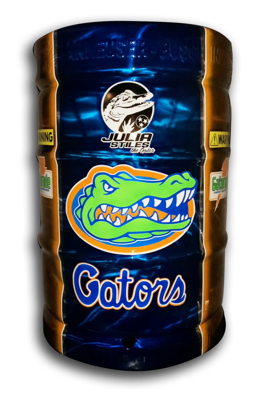 Custom Painted Beer KEG - Florida Gators