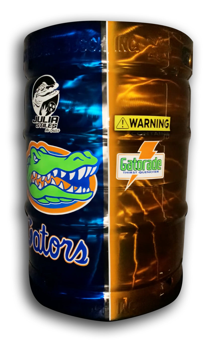 Custom Painted Beer KEG - Florida Gators