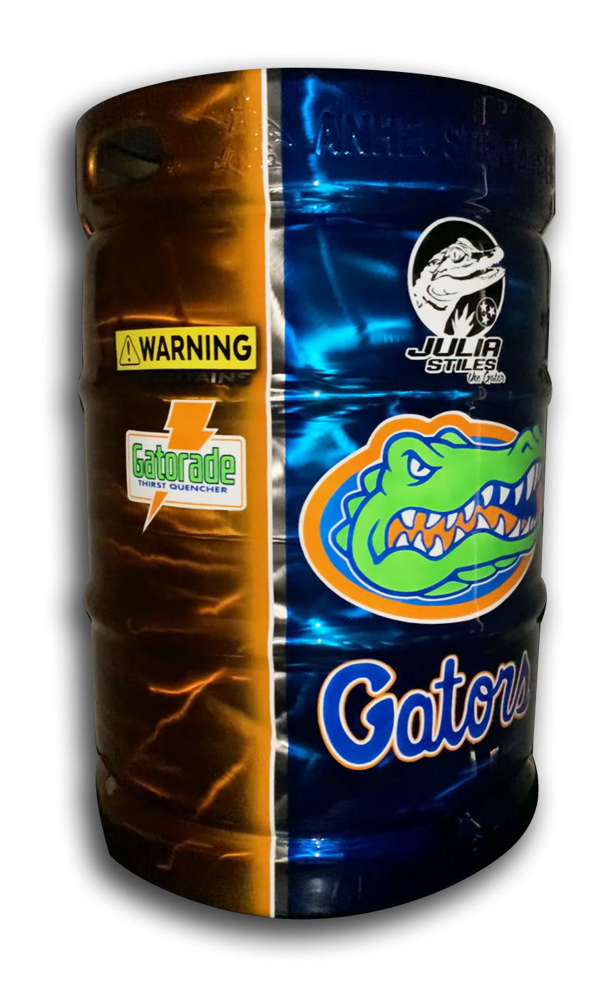 Custom Painted Beer KEG - Florida Gators