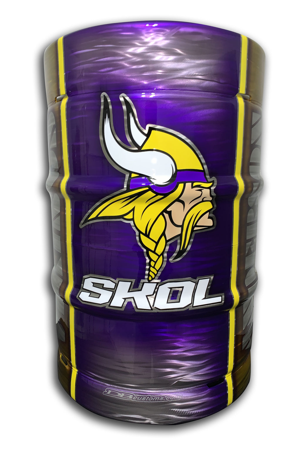 Minnesota Vikings - Custom Painted Beer KEG -