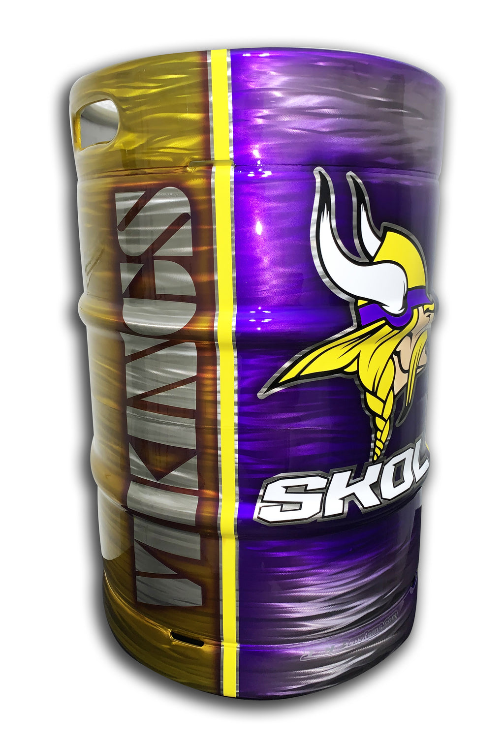 Minnesota Vikings - Custom Painted Beer KEG -