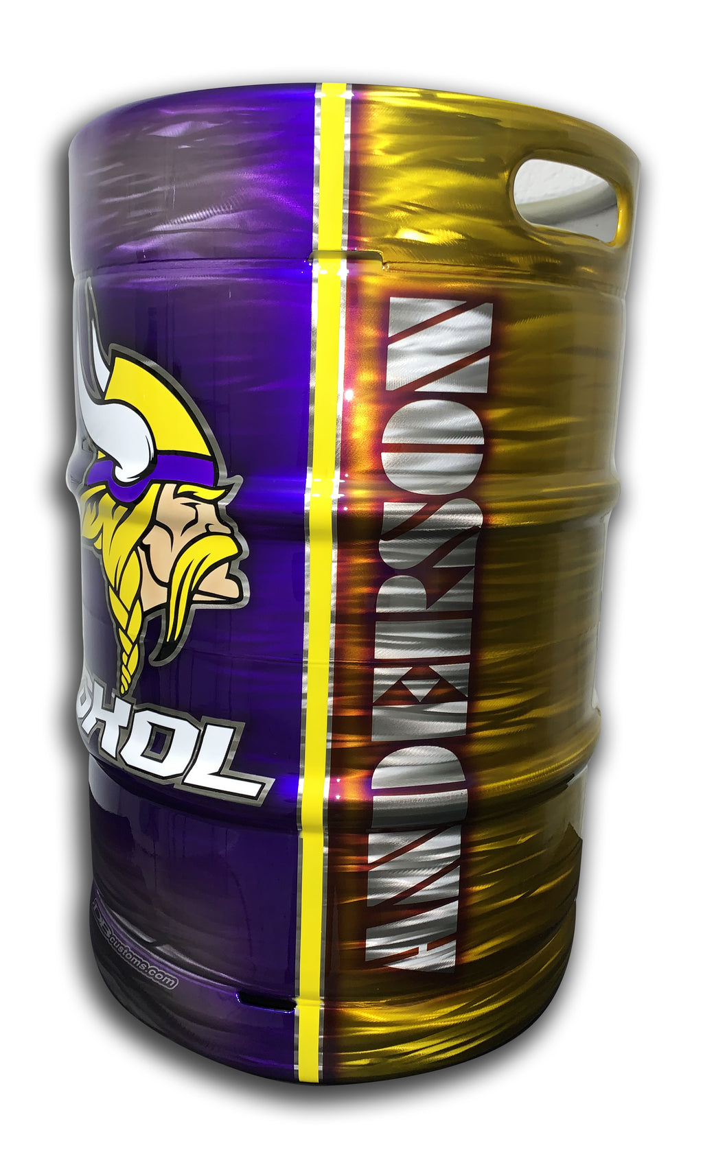 Minnesota Vikings - Custom Painted Beer KEG -