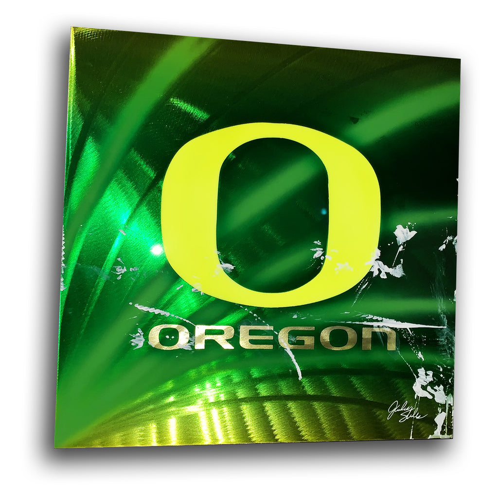 Oregon Ducks LOGO Aluminum Plate