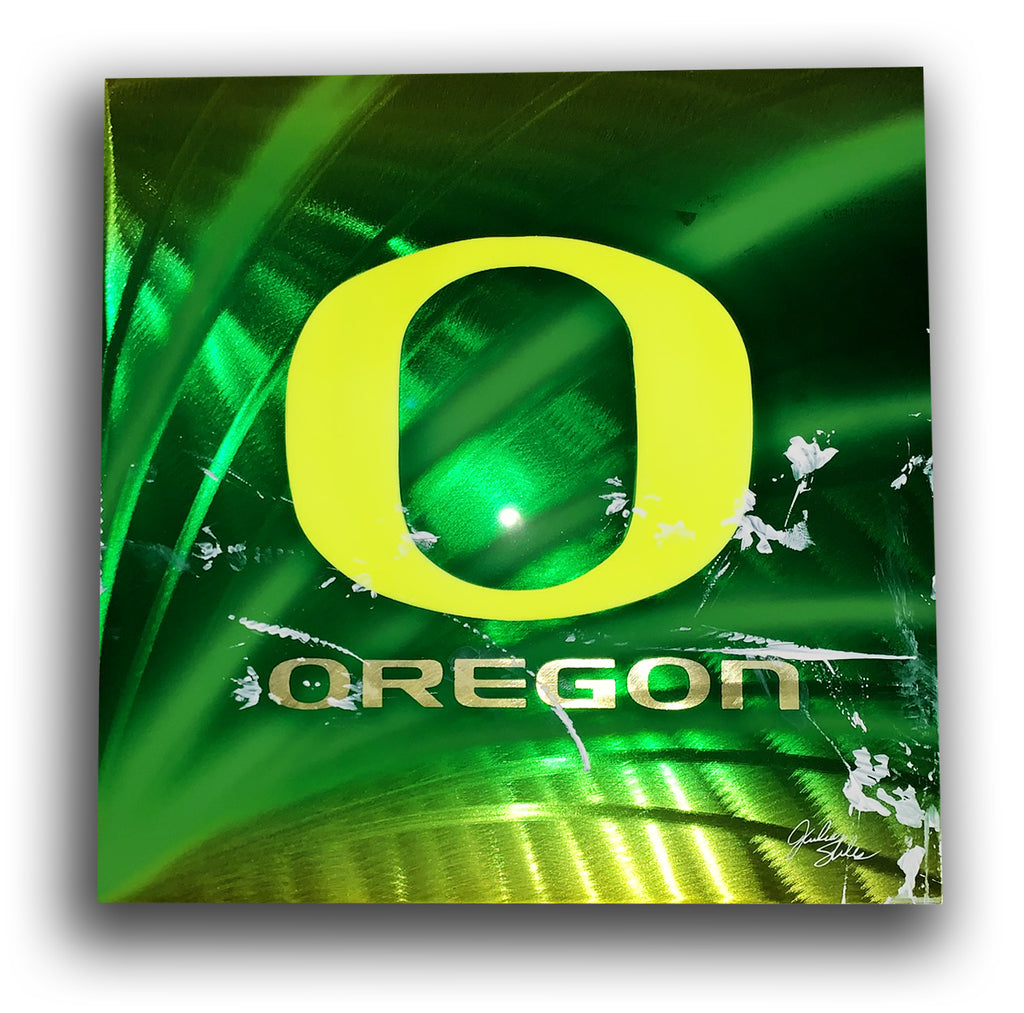 Oregon Ducks LOGO Aluminum Plate
