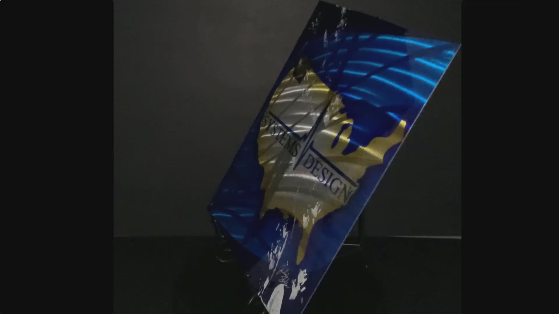 Systems Designs LOGO Aluminum Plate