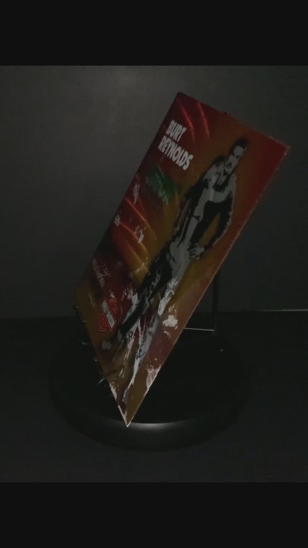 Burt Reynolds GATOR movie Portrait Aluminum Plate