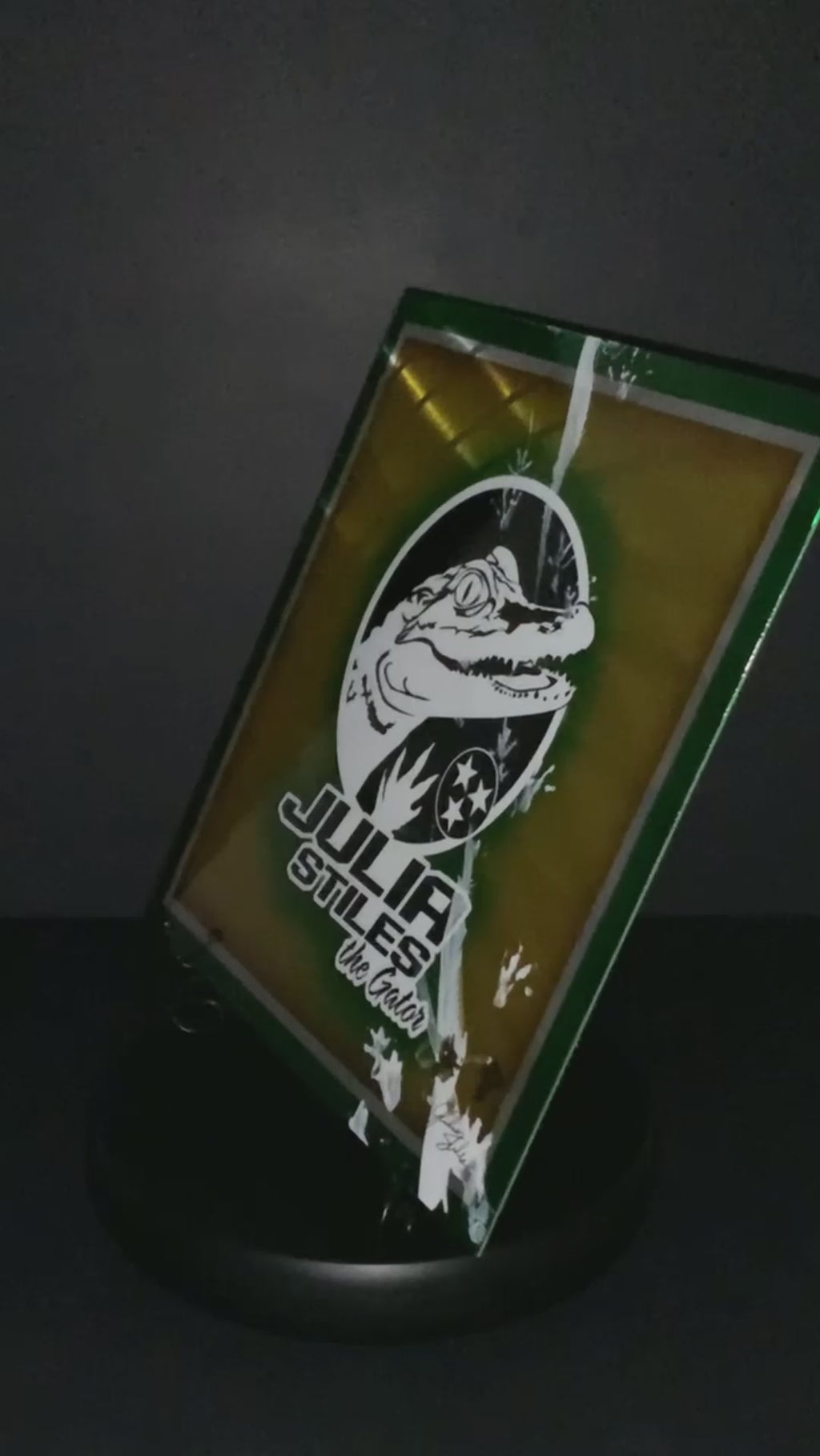 Julia Stiles' - Aluminum LOGO Plate