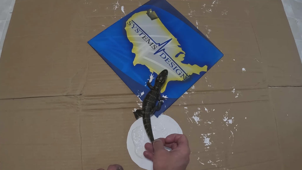 Systems Designs LOGO Aluminum Plate