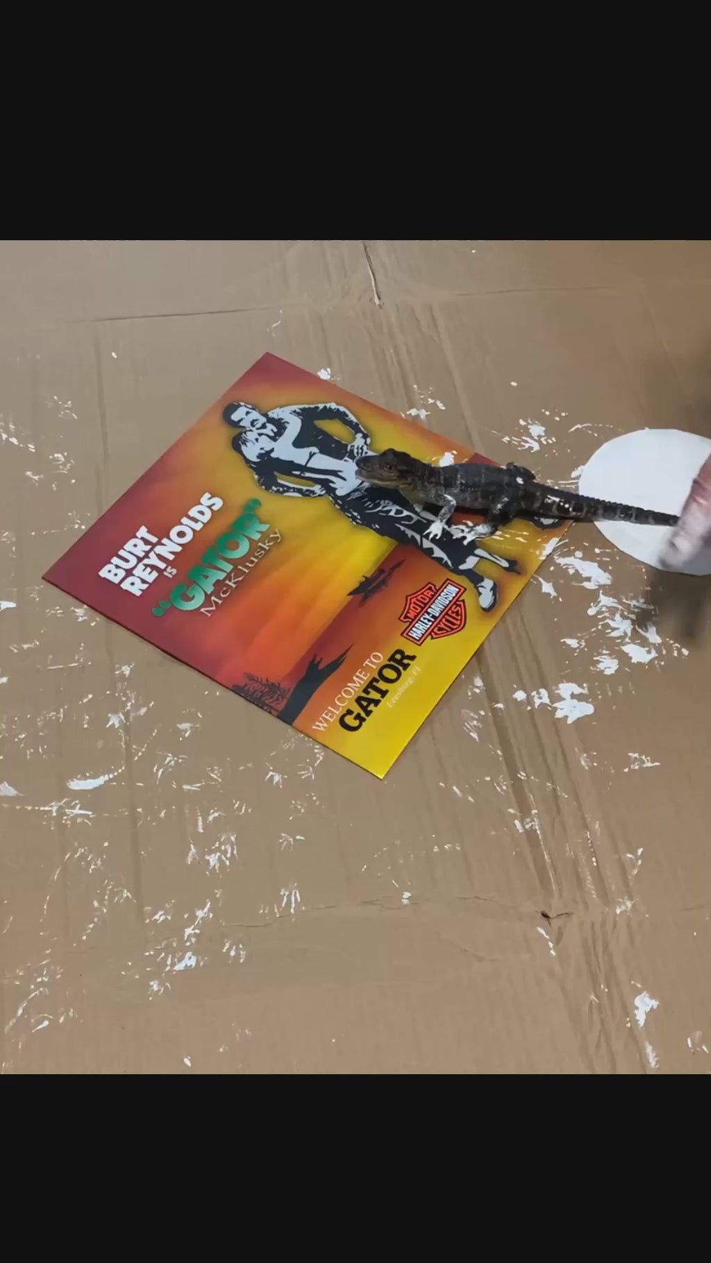 Burt Reynolds GATOR movie Portrait Aluminum Plate