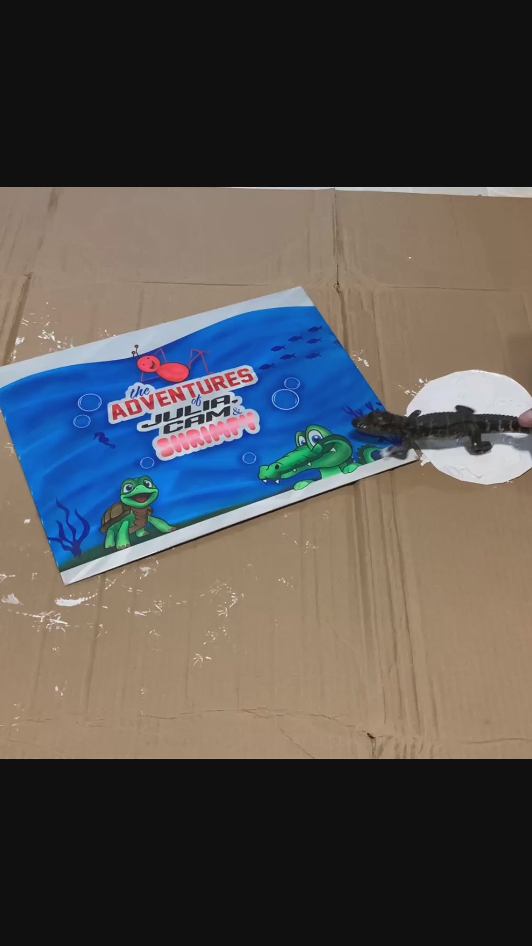 Adventures of Julia Stiles, Shrimpy, and Cam Skattebo Aluminum Plate