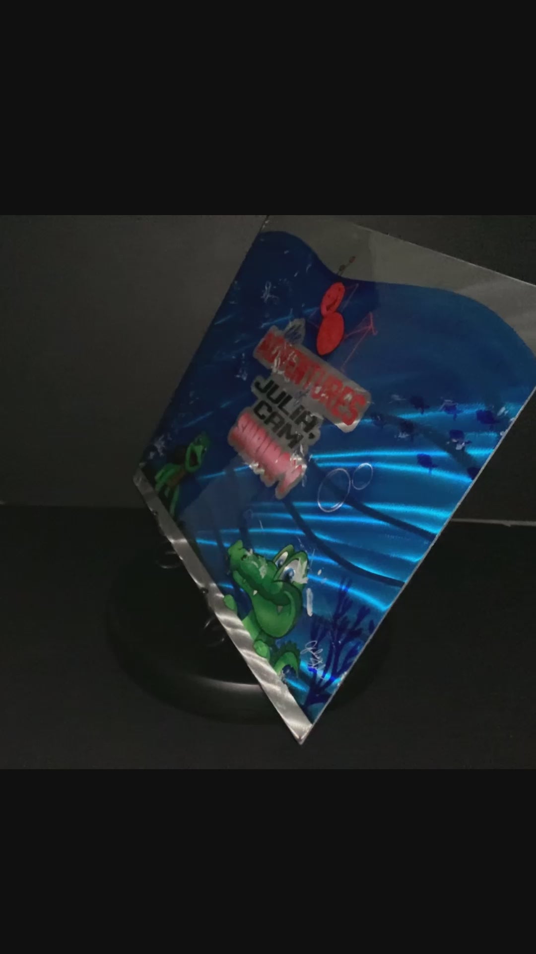 Adventures of Julia Stiles, Shrimpy, and Cam Skattebo Aluminum Plate