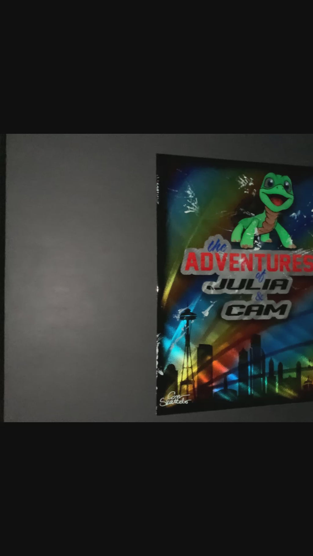 Adventures of Julia Stiles and Cam Skattebo Aluminum Plate