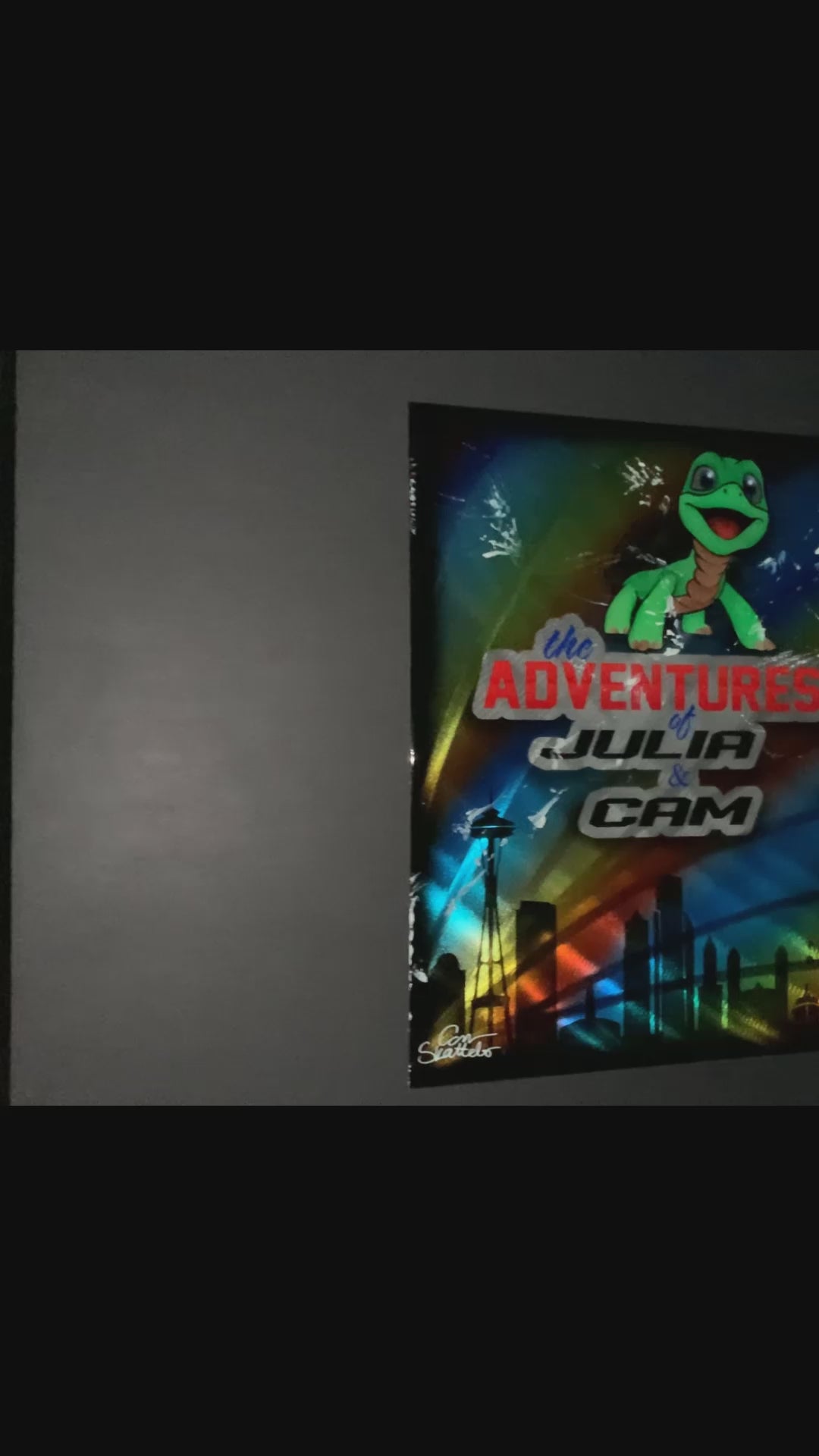 Adventures of Julia Stiles and Cam Skattebo Aluminum Plate